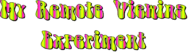 Remote Viewing Experiment